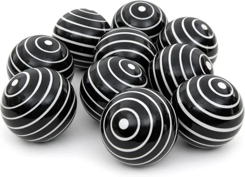 Vista 7 de Red Lantern BW-BALL32 Juego de bolas de porcelana, 3 pulgadas, azul y blanco