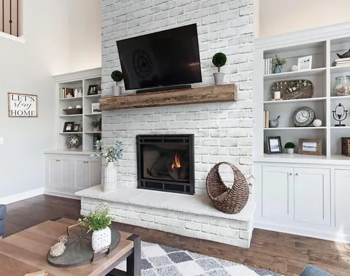 Vista 4 de Timeet - Papel pintado de despegar y pegar, papel de contacto de ladrillo blanco gris, papel de pared 3D autoadhesivo extraíble para dormitorio