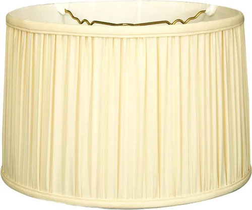 Vista 6 de Royal Designs BS-750-12AGL - Pantalla de lámpara básica con pliegues de tambor poco profundo, oro antiguo, 11 x 12 x 8.5 pulgadas Dorado antiguo