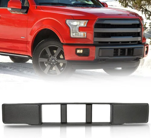 Vista 10 de G-PLUS Rejilla de inserción de panel de remate de billete horizontal inferior para parachoques delantero, compatible con Ford F150 2009 2010 2011
