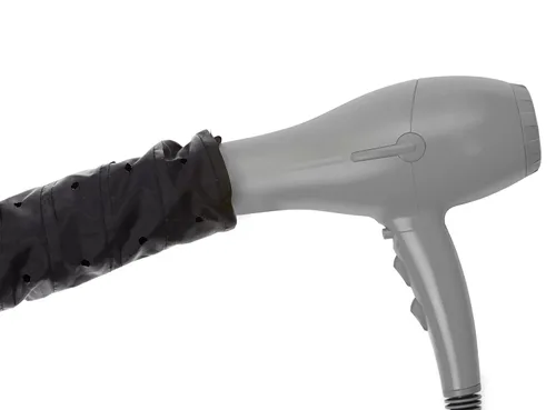 Vista 3 de Secador de pelo con capucha - Capó suave, ajustable y con capucha extra grande para secador de mano con agarre extensible y manguera de longitud