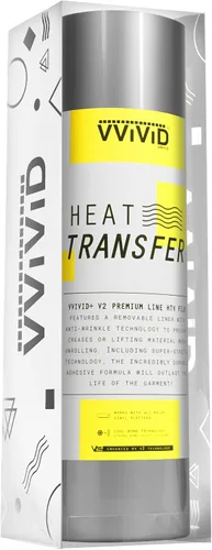 Vista 6 de VVIViD V2 Powerplay Premium Line HTV película de vinilo de transferencia de calor (negro, 1 pie x 3 pies)