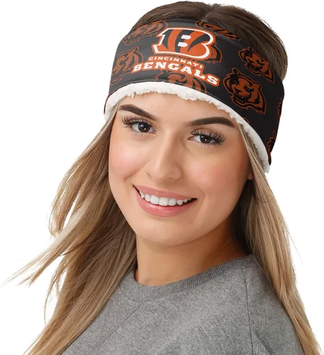Vista 5 de FOCO Diadema de moda para mujer con logotipo de equipo de la NFL Gradiente impreso.
