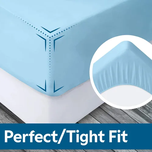 Vista 4 de Guardmax Protector de colchón de punto de punto tamaño individual XL, funda de colchón impermeable y a prueba de ácaros con bolsillos elásticos