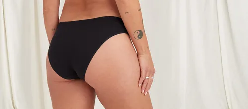 Vista 6 de MeUndies Bikini elástico de algodón orgánico para mujer - Bragas cómodas - Paquete de 3 - Tela exclusiva de Tienda