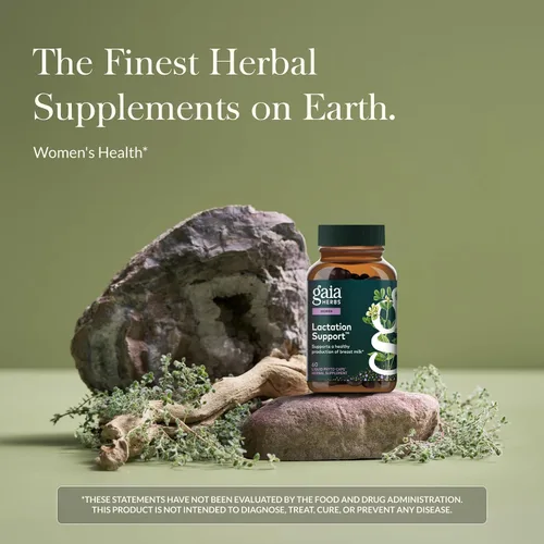Vista 2 de Gaia Herbs Apoyo a la lactancia - Apoya la producción saludable de leche materna en madres lactantes* - con semillas de fenogreco, semillas