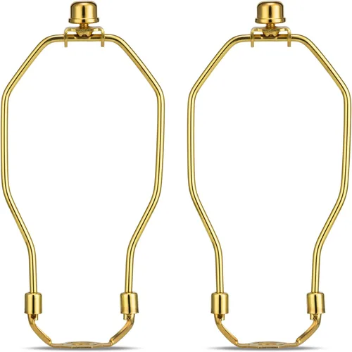Vista 16 de Kit de soporte de arpa de lámpara de 8 pulgadas con remate y base de sillín desmontable de alta resistencia, juego de 2 accesorios de iluminación