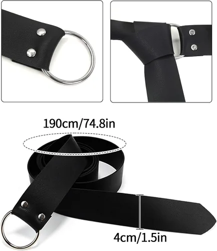 Vista 2 de SEAUR - Disfraz de Halloween para hombre, disfraz de fiesta de adultos, ropa de fiesta de vacaciones, cosplay, juego de ropa de caballero medieval