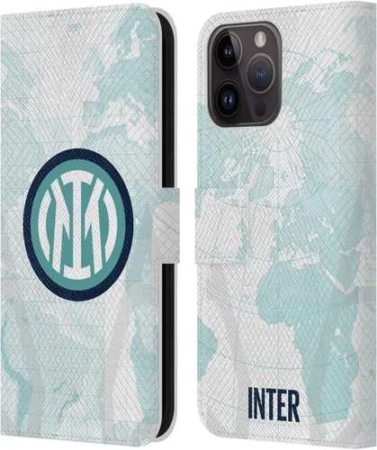 Vista 32 de Head Case Designs Officially Licensed Inter Milan Away 2025/26 Crest Kit Leather Wallet Case Compatible with Apple iPhone 11