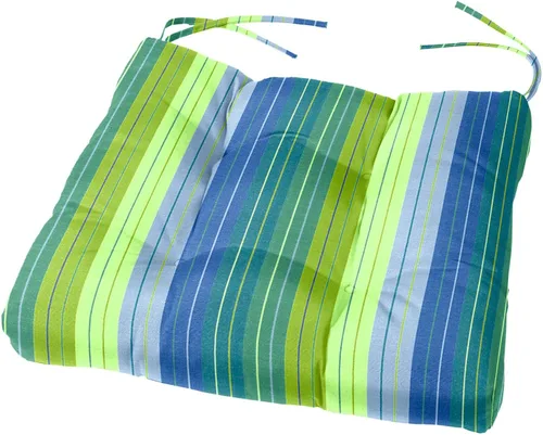 Vista 18 de Cojín para silla Sunbrella de 18 x 18 x 4 pulgadas (Sunbrella Peacock)
