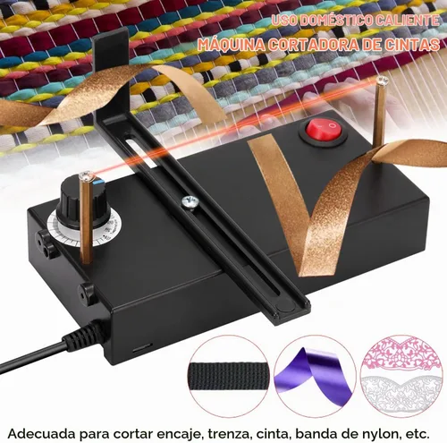 Vista 3 de Máquina cortadora de cinta caliente para uso en el hogar, herramienta de corte manual de bricolaje para manualidades