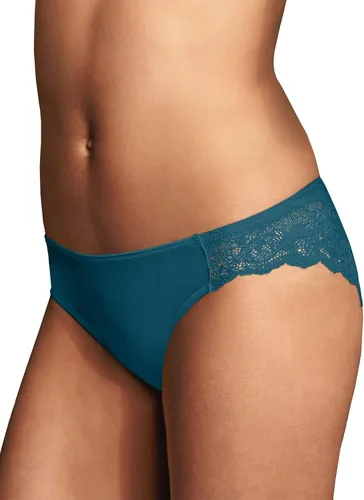 Vista 17 de Maidenform Bragas Comfort Devotion con parte trasera con encaje tipo tanga para mujer Batik Blossoms Print/Timeless Purple