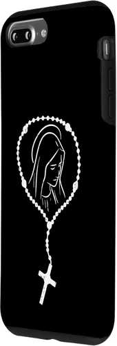 Vista 29 de iPhone 16 Rosario Virgen María Dios Jesús Fe Religioso Católico Estuche de Regalo
