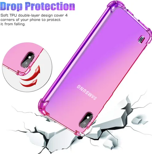 Vista 7 de Funda para Samsung Galaxy A10 - Lindas niñas mujeres gradiente delgado anti arañazos suave TPU teléfono cubierta a prueba de golpes funda protectora