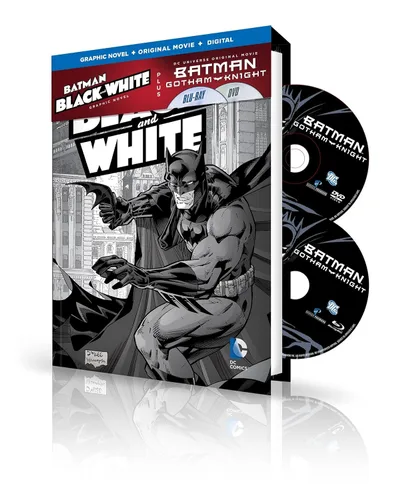Vista 2 de Batman Gotham Knight wBatman Black & White Anthology Graphic Novel (Blu-rayDVDUV)