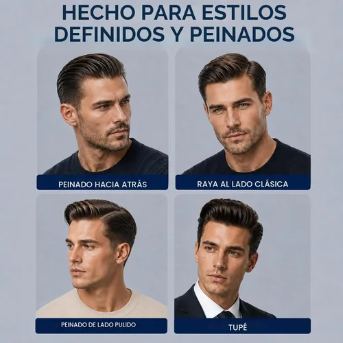Vista 5 de THEMANCODE Pomada para hombres, fijación media y alto brillo, 4 onzas