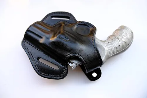 Vista 4 de Cinturón de cuero OWB Funda para SW 686 Plus Barrel 2.5 (R.H)