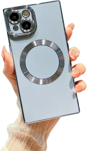 Vista 79 de Owncase Funda Magnética para iPhone 11, (Compatible con MagSafe) (Protección Completa de Lente de Cámara) (Esquinas Reforzadas) Funda Parachoques
