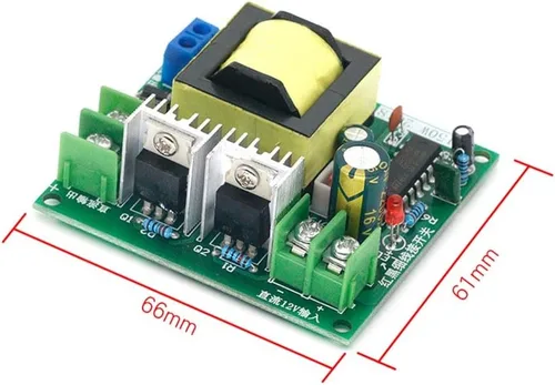 Vista 4 de 150W DC-AC convertidor Booster Module 12V a 110V 200V 220V 280V 150W Inverter Boost Board