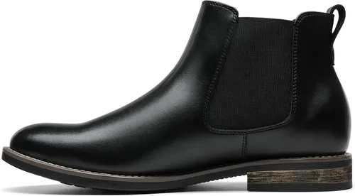 Vista 2 de Bruno Marc Botines Chelsea de piel de ante para hombre