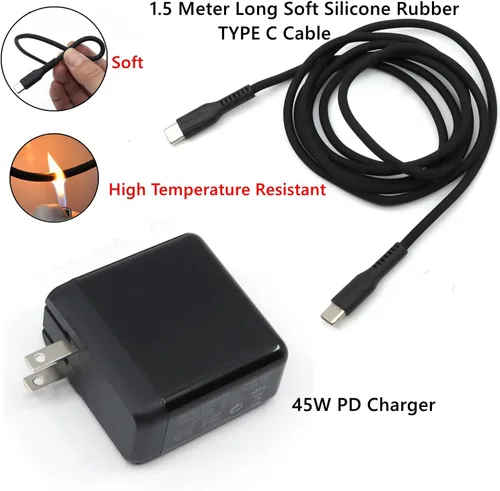 Vista 7 de Original TS101 Kit de soldador eléctrico de temperatura ajustable Pantalla digital inteligente con punta de soldadura TS B2 XT60 Cable
