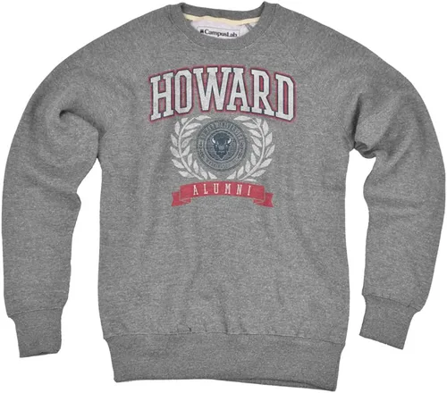 Vista 18 de Campus Lab Collegiate Classic Alumni Seal - Sudadera unisex con cuello redondo para adultos