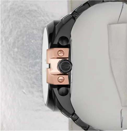 Vista 7 de Diesel Mega Chief cronógrafo reloj de acero inoxidable - negro