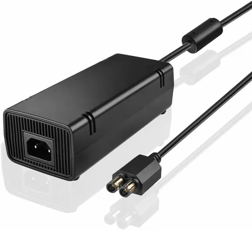 Vista 2 de Versión actualizada Cable cargador de fuente de alimentación para Xbox 360 Slim Auto Voltage negro