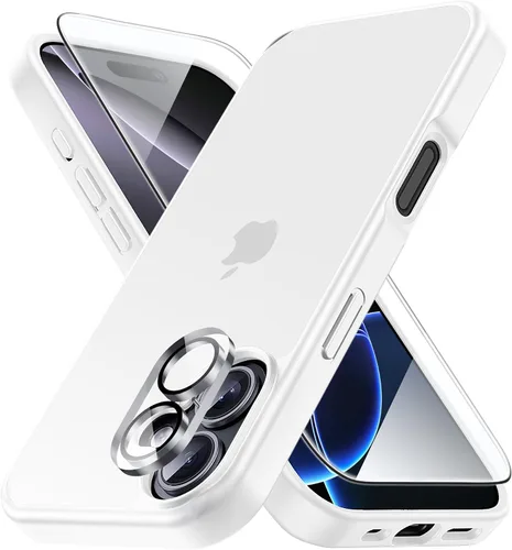 Vista 9 de Yriklso 3 en 1 Funda Magnética Fuerte para iPhone Air, 1X Protector de Pantalla + 1X Protector de Lente de Cámara, Cubierta Protectora a Prueba