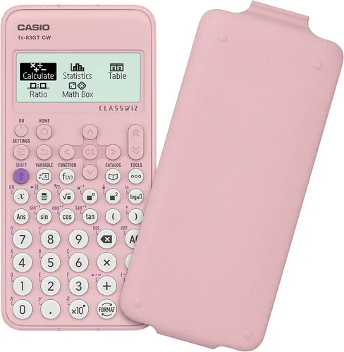 Vista 2 de Casio fx-83GTCW Calculadora científica rosa