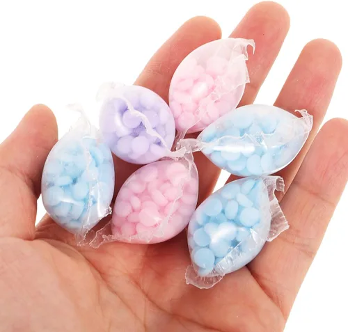 Vista 8 de ARTIBETTER Perlas de lavandería Potenciador de fragancia, 50 unidades desodorante de tela para refrescar la ropa, adecuado para ropa deportiva, ropa