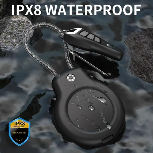 Vista 3 de SPGUARD Compatible con Apple AirTag impermeable oculto, paquete de 8 soportes seguros con cable de alambre, funda protectora ultra duradera