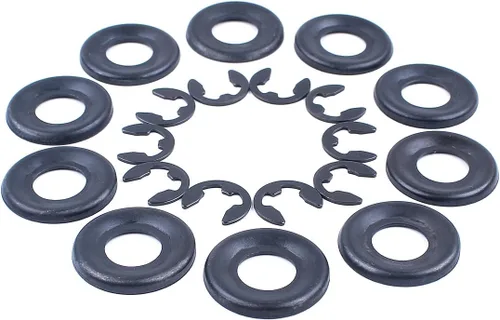 Vista 4 de Juego de 10 arandelas de embrague E-Clip para motosierra Husqvarna 362 365 371 372 385 390 570 575 576 XP motosierra #503 75 24-01/503 27 21-01