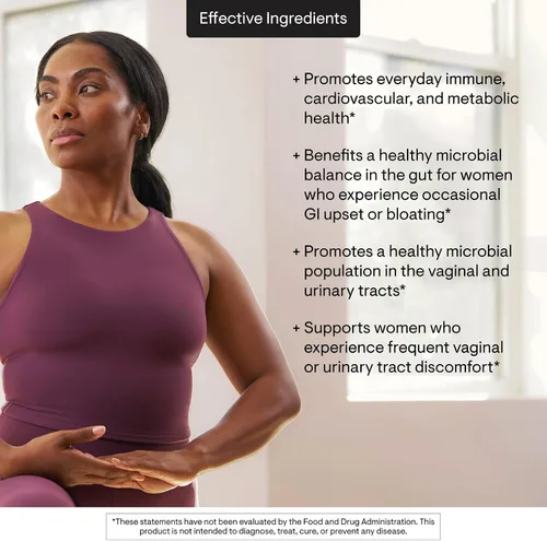 Vista 5 de THORNE - Probiótico diario para mujeres* - Suplemento probiótico estable - Promueve la salud inmune, cardiovascular y metabólica diaria* - 30