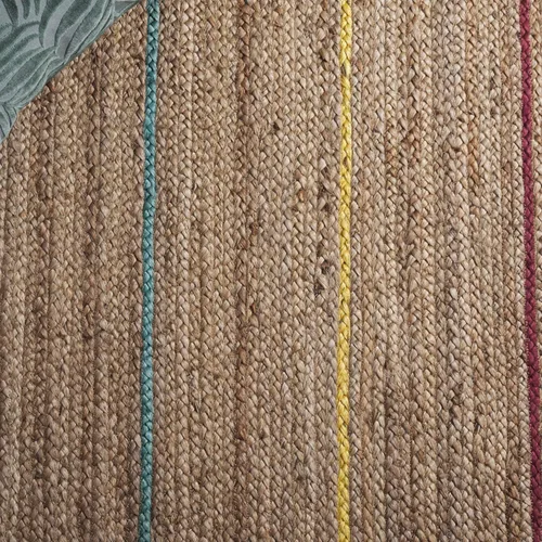 Vista 6 de SAFAVIEH Natural Fiber Collection NF810D - Alfombra de pasillo de 2 pies 3 pulgadas x 8 pies, natural y dorado, hecha a mano de tejido plano a