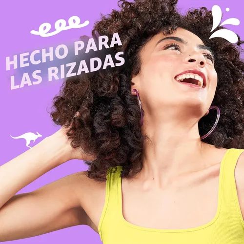 Vista 4 de Aussie Miracle Curls Champú para cabello rizado con aceite de coco, sin parabenos, 26.2 onzas líquidas