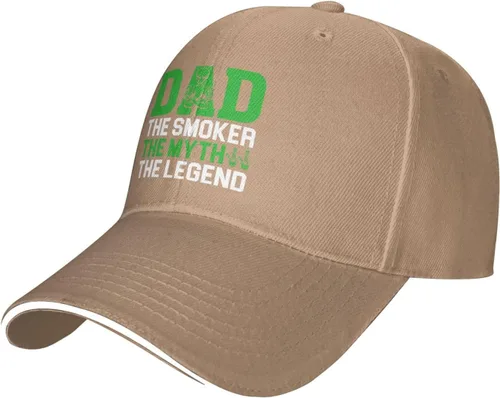 Vista 15 de Dad The Smoker The Myth The Legend Baseball Cap for Men Women Adjustable Funny Dad Hat