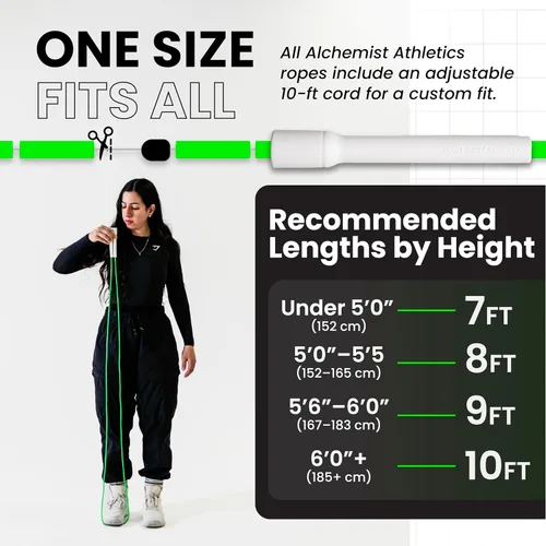 Vista 5 de Beaded Jump Rope – Adjustable 10ft Skipping Rope for Women, Men & Kids, Beginner Friendly with Durable Weighted Beads, Shatterproof Handles