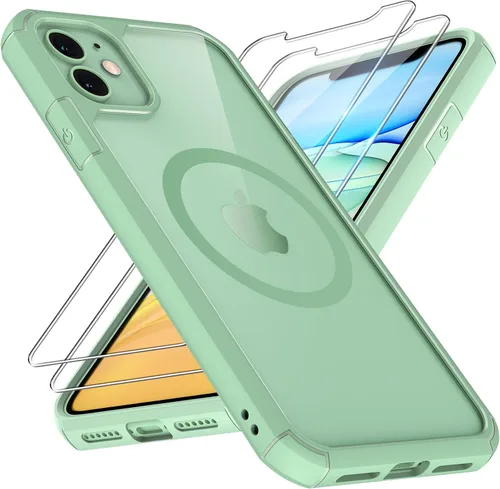 Vista 47 de TAURI Funda para iPhone 17, antiamarilleamiento con protector de pantalla, protección de grado militar, a prueba de golpes, delgada para iPhone 17