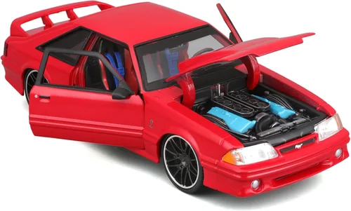 Vista 5 de Maisto 1:24 Músculo 1993 Ford Mustang SVT Cobra
