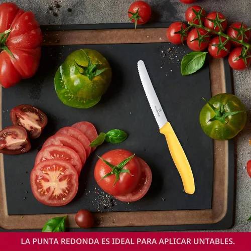 Vista 5 de Victorinox Swiss Classic - Cuchillo para tomate y pan de 4.5 pulgadas