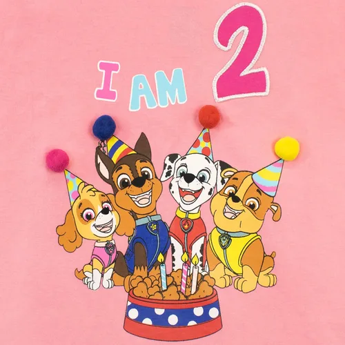 Vista 2 de Paw Patrol Camiseta de cumpleaños para niña