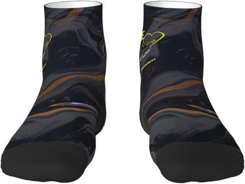 Vista 2 de GDJF Hope For A Cure Childhood Cancer Awareness Ankle Socks Winter Low Cut Sports Warm Breathable Comfort Casual Socks For Mens And Womens
