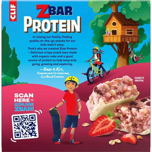 Vista 10 de Barras de aperitivos crujientes Zbar Protein Strawberries 'N Creme
