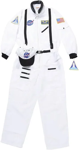 Vista 5 de Traje para adulto de astronauta con gorra bordada de la marca Aeromax