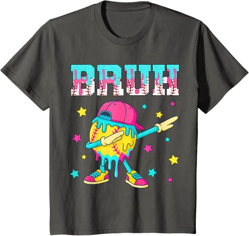 Vista 83 de Baseball Life Style 101 Apparel Youth Drip Baseball Boys Kid Camiseta