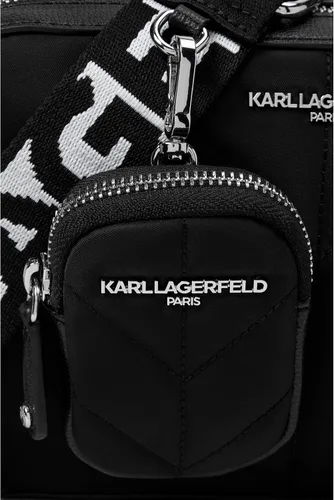Vista 4 de Karl Lagerfeld Paris Women's Maybelle Graphic Camera Crossbody