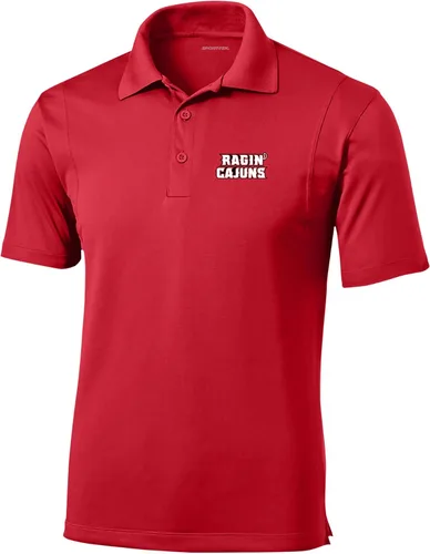 Vista 23 de Polo atlético de micro piqué NCAA para hombre Prime con cuello propio