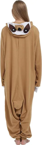 Vista 6 de Pijama unisex para adultos disfraz de animal de una pieza para Halloween cosplay Navidad