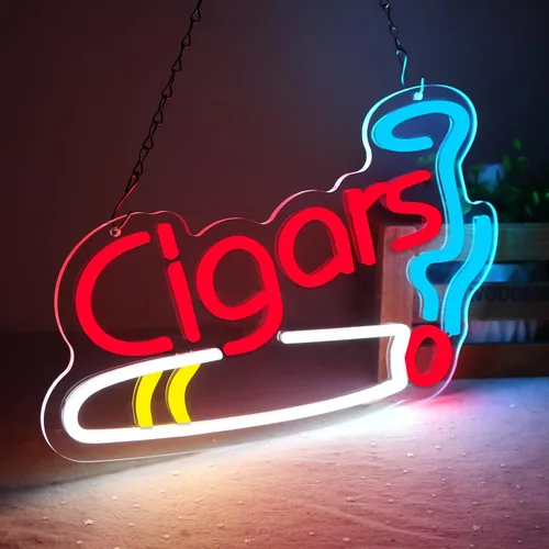 Vista 17 de Smoke Shop - Letrero de neón para publicidad de tienda de negocios, luz de cueva de hombre, decoración de bar o garaje, luz de vibraciones para pub